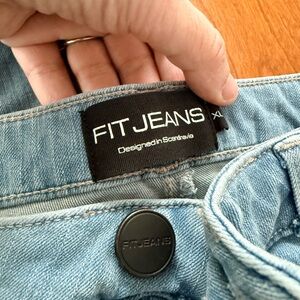 FITJEANS Women's Skinny Jeans - Light Blue